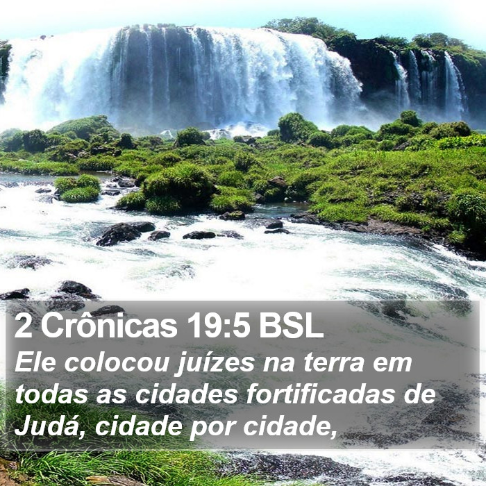 2 Crônicas 19:5 BSL Bible Study