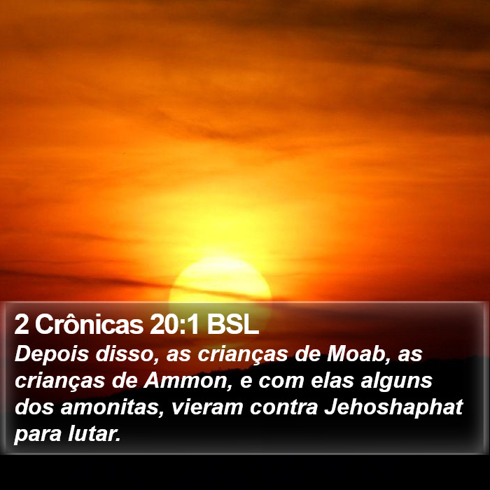 2 Crônicas 20:1 BSL Bible Study