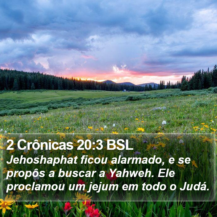 2 Crônicas 20:3 BSL Bible Study