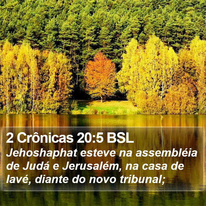 2 Crônicas 20:5 BSL Bible Study