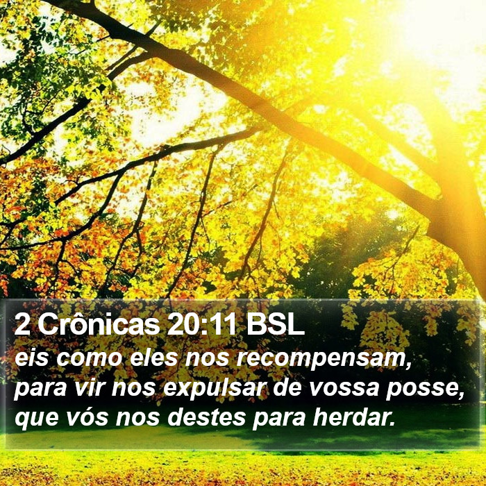 2 Crônicas 20:11 BSL Bible Study