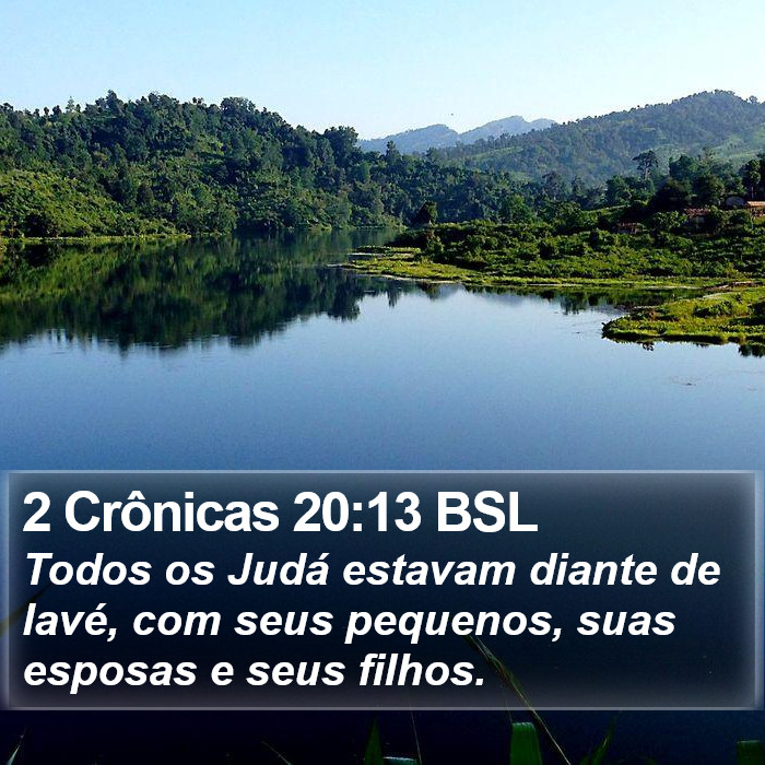 2 Crônicas 20:13 BSL Bible Study