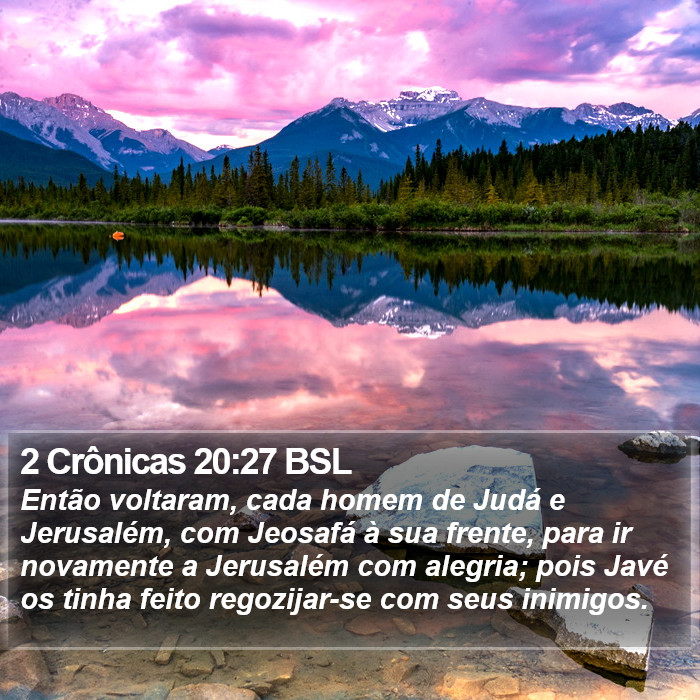 2 Crônicas 20:27 BSL Bible Study