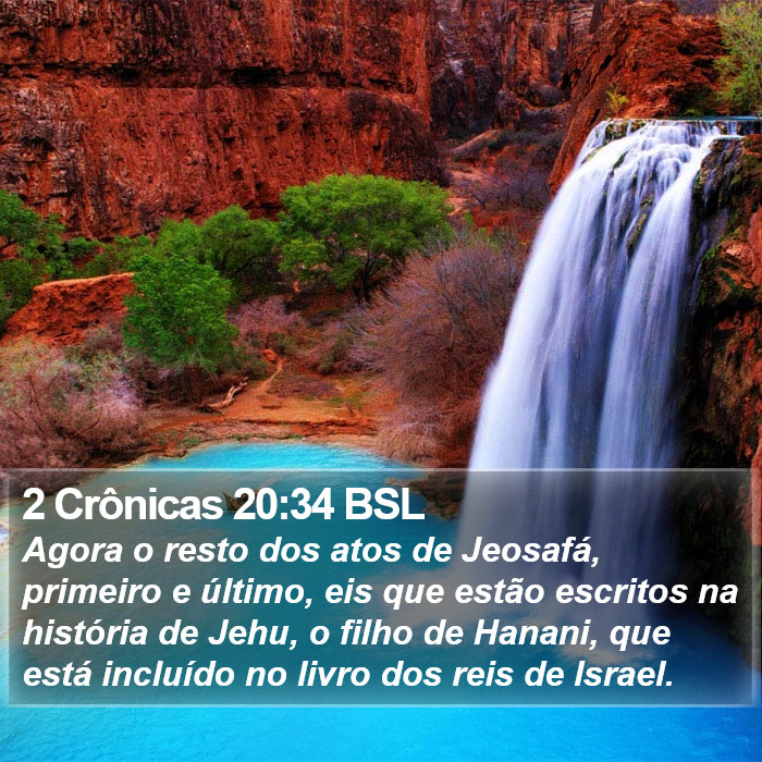 2 Crônicas 20:34 BSL Bible Study