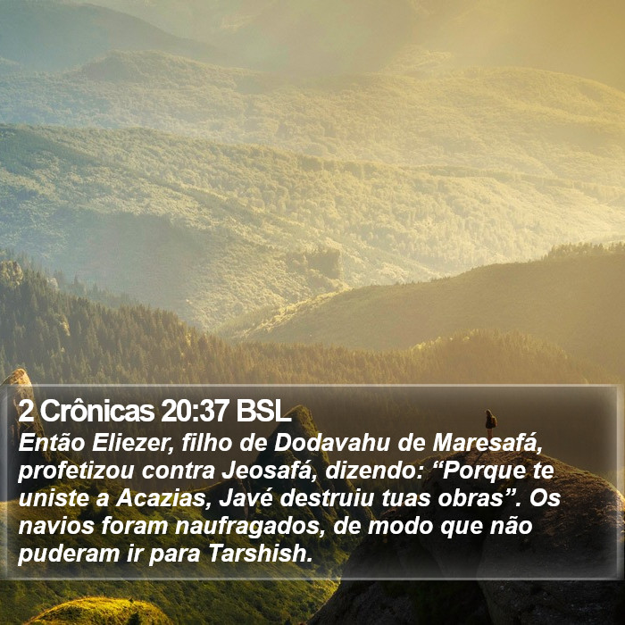 2 Crônicas 20:37 BSL Bible Study