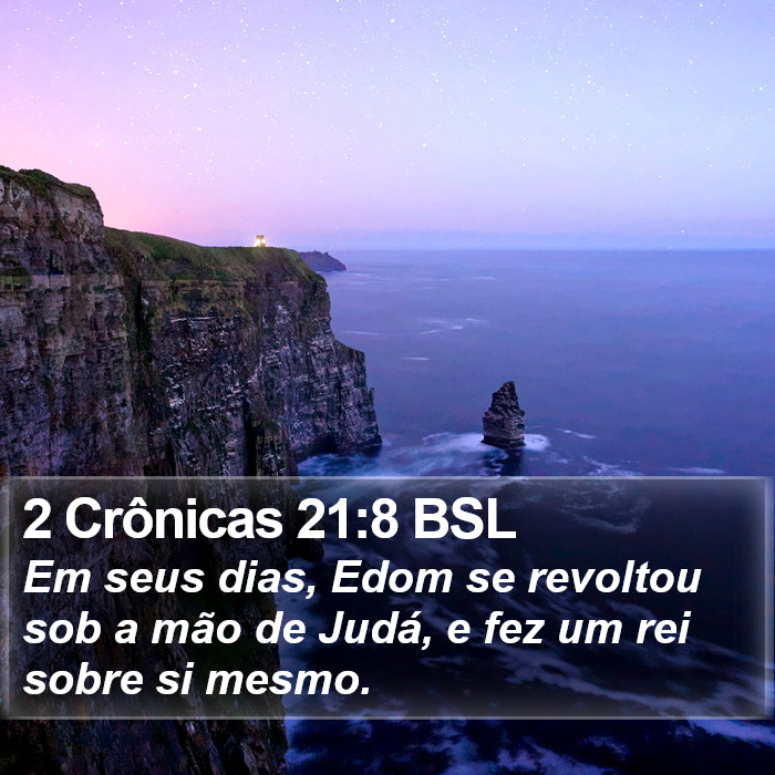 2 Crônicas 21:8 BSL Bible Study