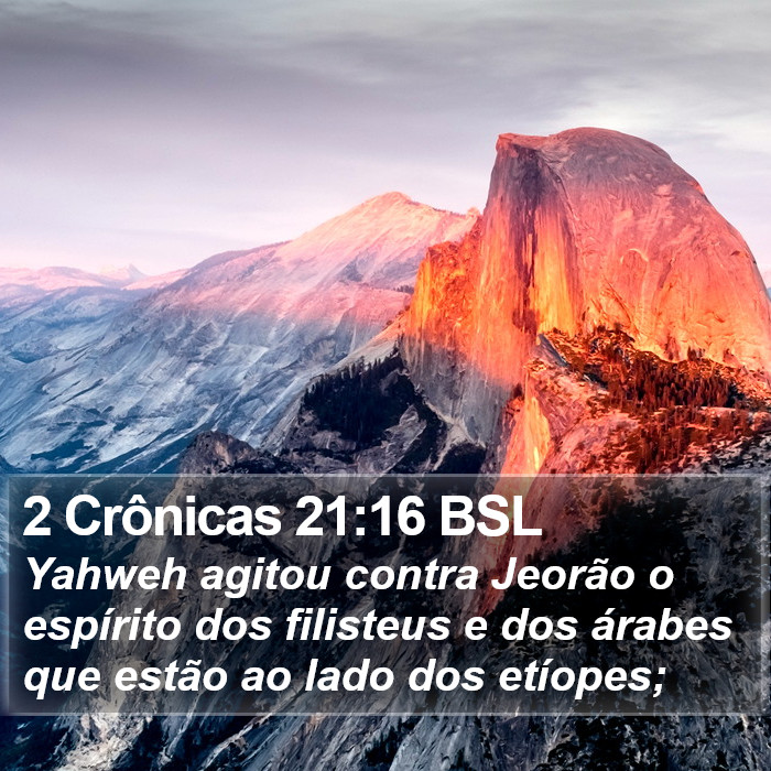 2 Crônicas 21:16 BSL Bible Study