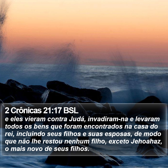 2 Crônicas 21:17 BSL Bible Study