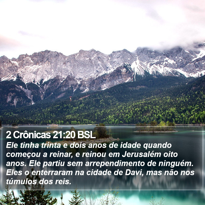 2 Crônicas 21:20 BSL Bible Study