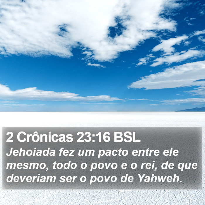 2 Crônicas 23:16 BSL Bible Study