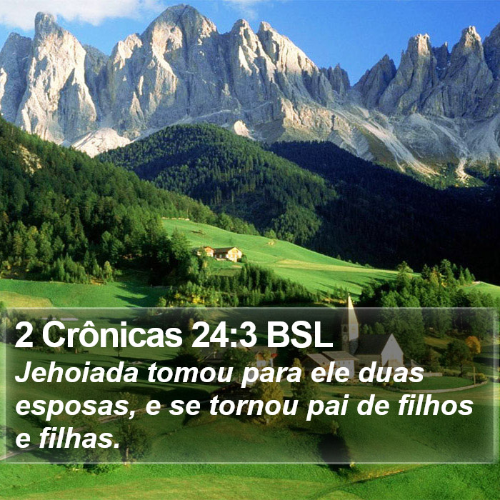 2 Crônicas 24:3 BSL Bible Study