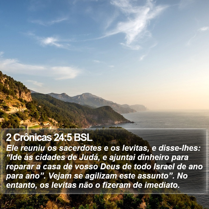 2 Crônicas 24:5 BSL Bible Study