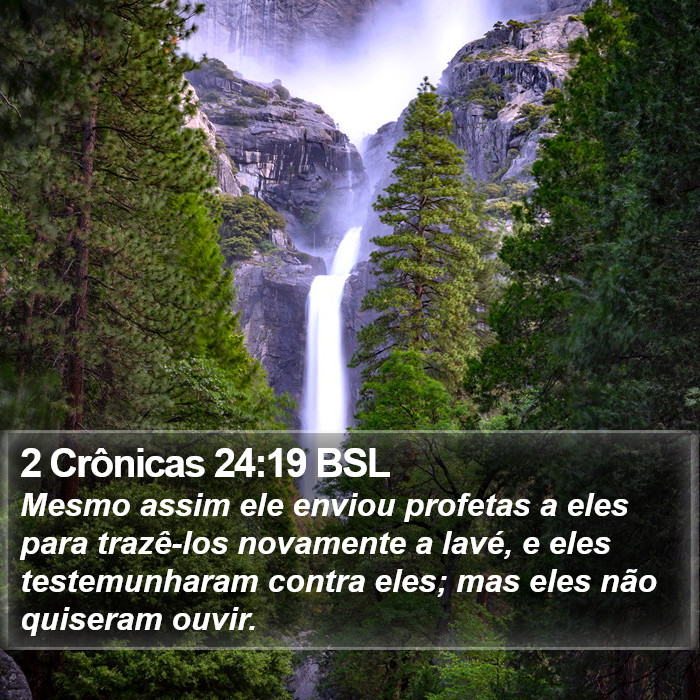 2 Crônicas 24:19 BSL Bible Study