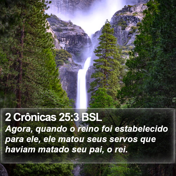 2 Crônicas 25:3 BSL Bible Study