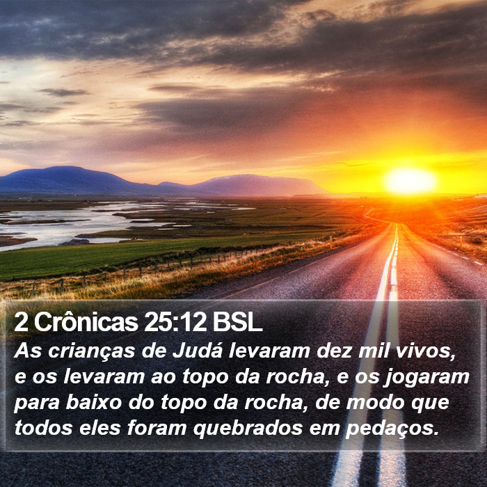 2 Crônicas 25:12 BSL Bible Study