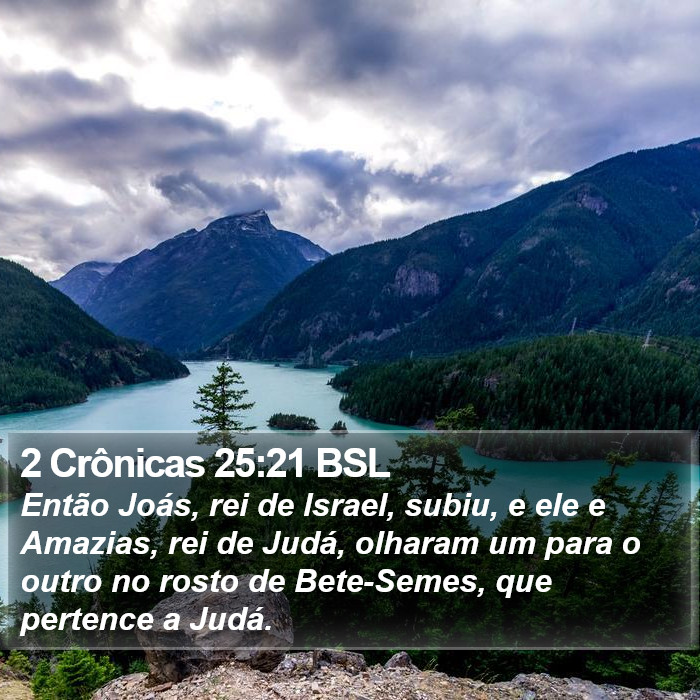 2 Crônicas 25:21 BSL Bible Study