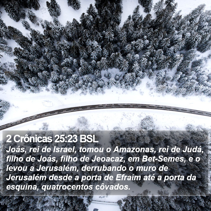 2 Crônicas 25:23 BSL Bible Study