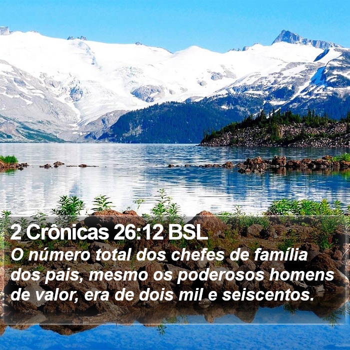 2 Crônicas 26:12 BSL Bible Study