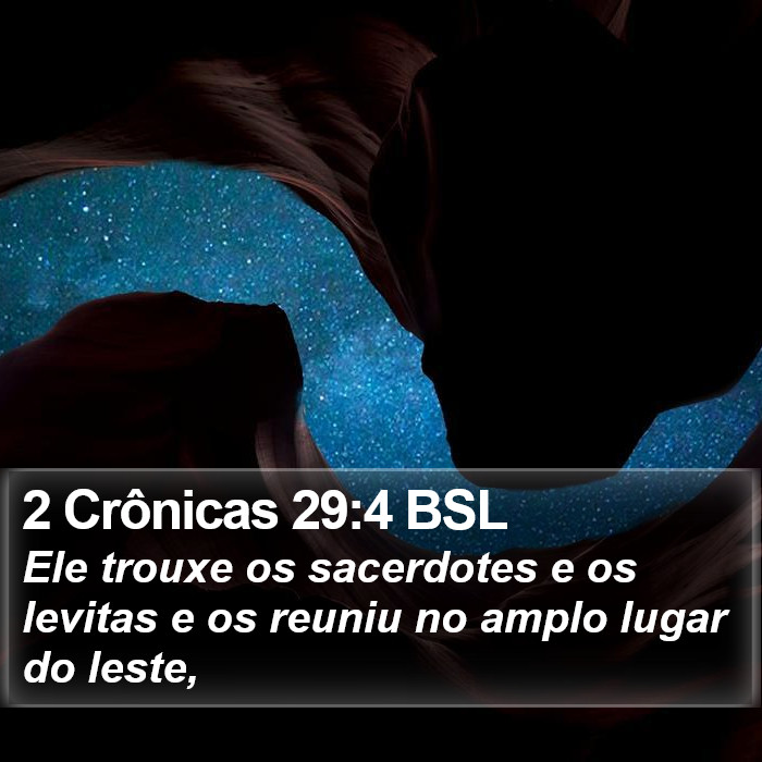 2 Crônicas 29:4 BSL Bible Study