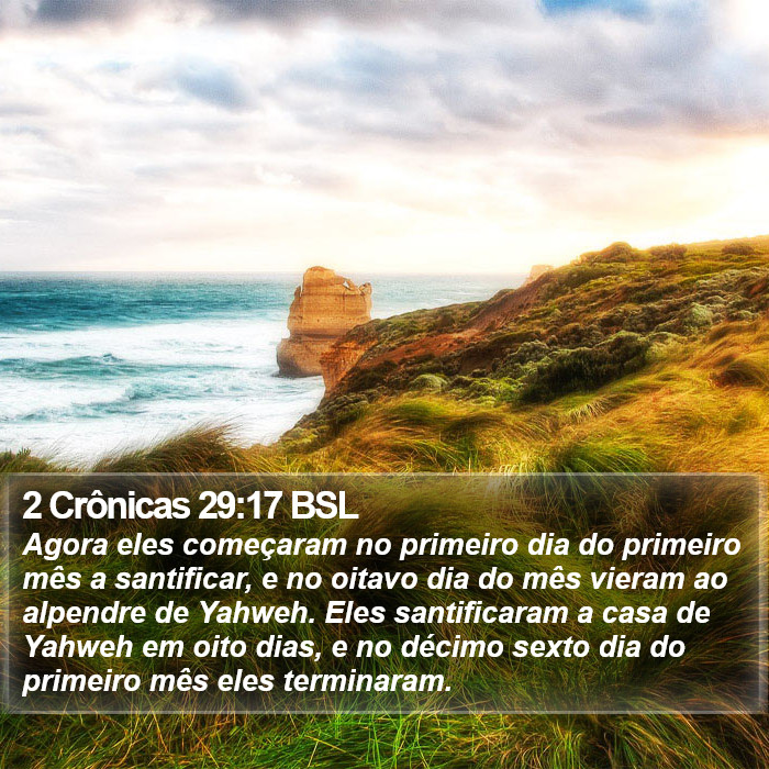 2 Crônicas 29:17 BSL Bible Study