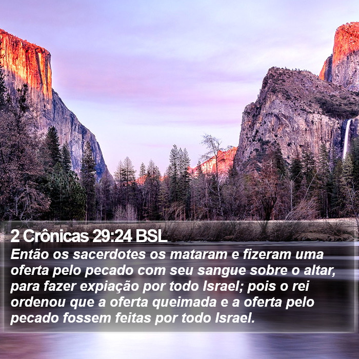 2 Crônicas 29:24 BSL Bible Study