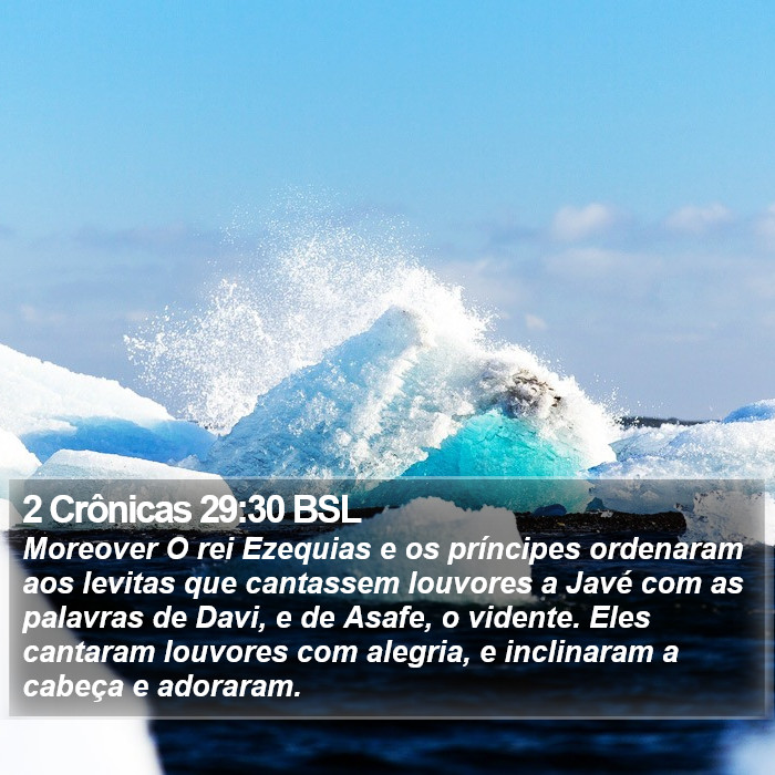 2 Crônicas 29:30 BSL Bible Study