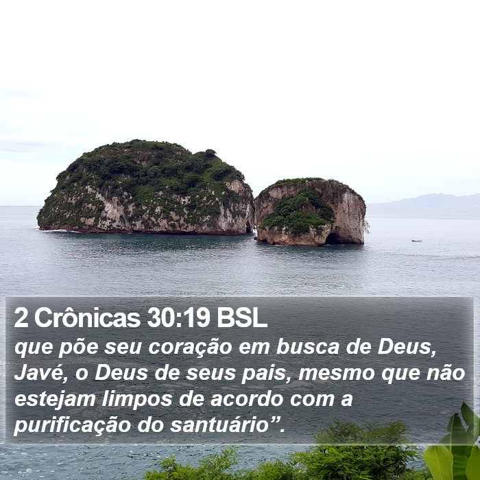 2 Crônicas 30:19 BSL Bible Study