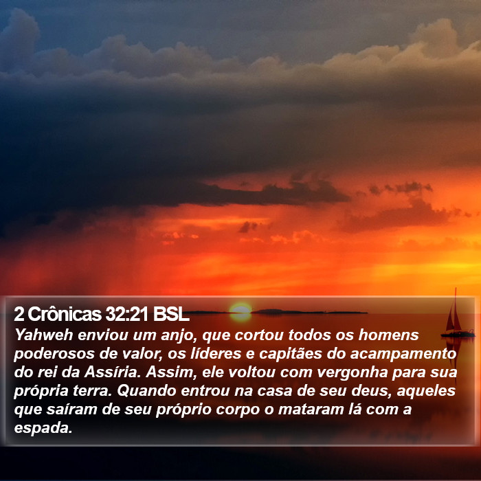 2 Crônicas 32:21 BSL Bible Study