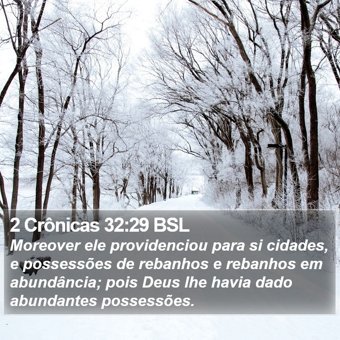 2 Crônicas 32:29 BSL Bible Study