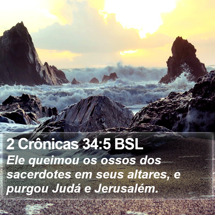 2 Crônicas 34:5 BSL Bible Study