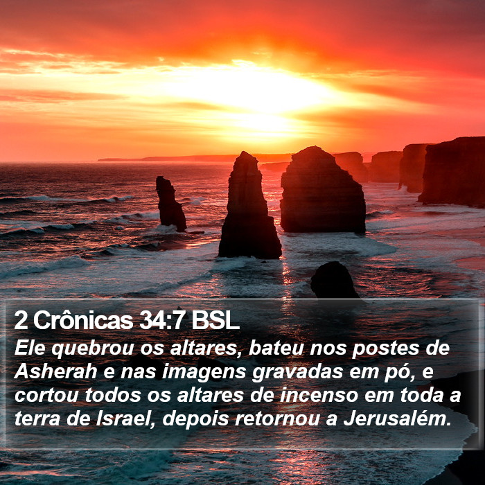 2 Crônicas 34:7 BSL Bible Study