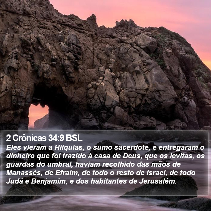 2 Crônicas 34:9 BSL Bible Study