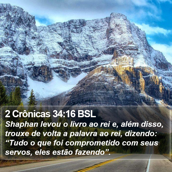 2 Crônicas 34:16 BSL Bible Study