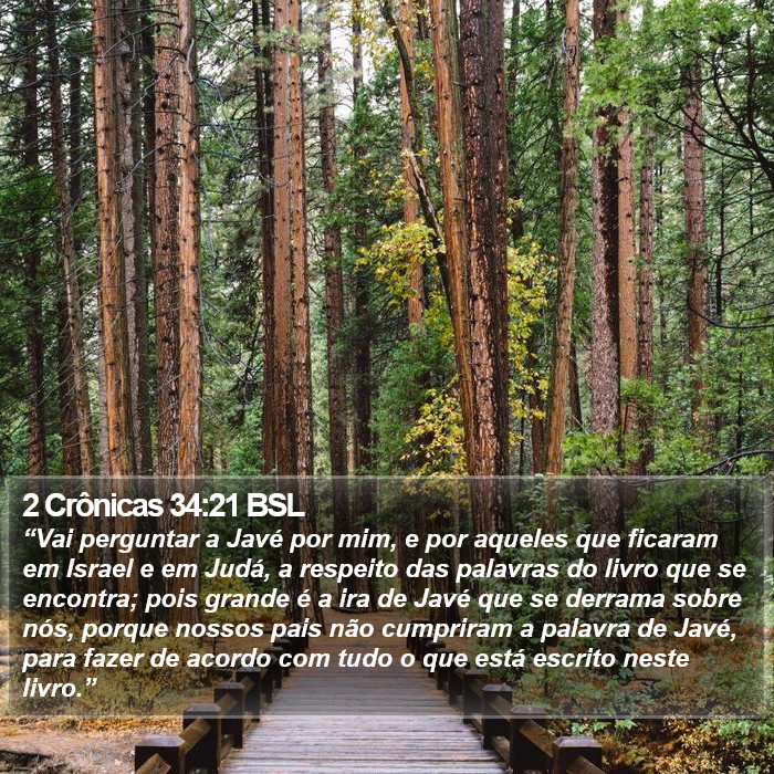 2 Crônicas 34:21 BSL Bible Study