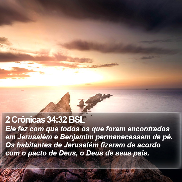 2 Crônicas 34:32 BSL Bible Study