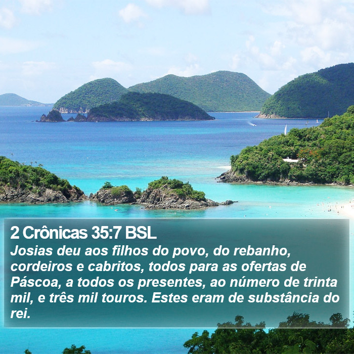 2 Crônicas 35:7 BSL Bible Study