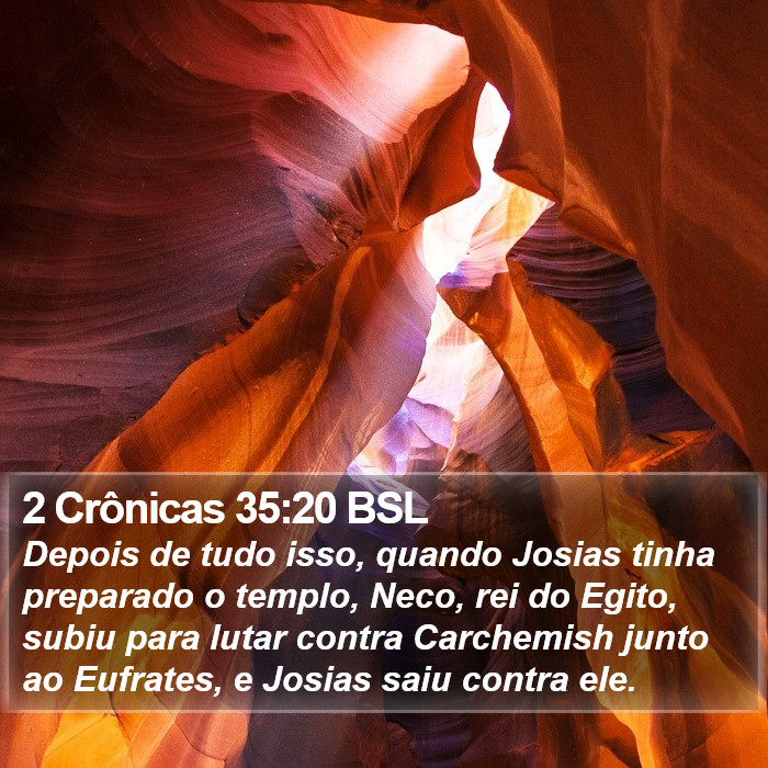 2 Crônicas 35:20 BSL Bible Study