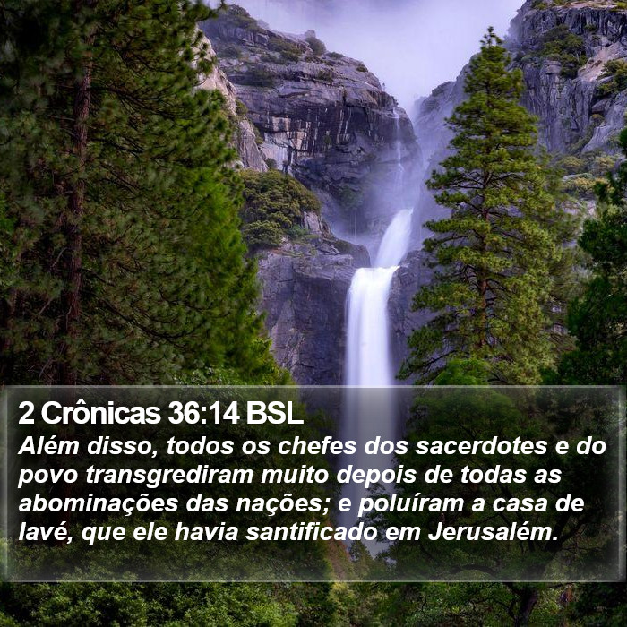 2 Crônicas 36:14 BSL Bible Study