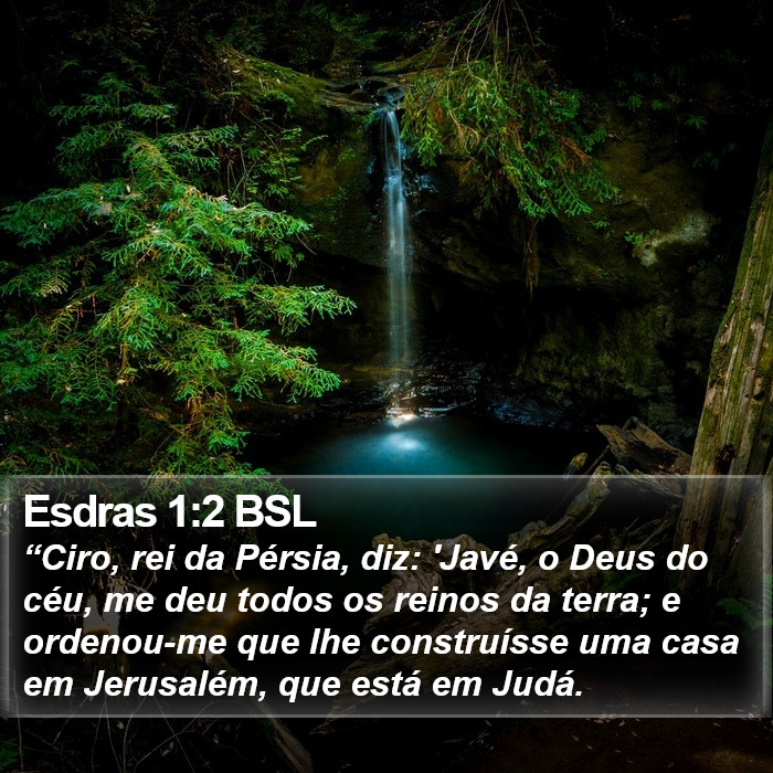 Esdras 1:2 BSL Bible Study