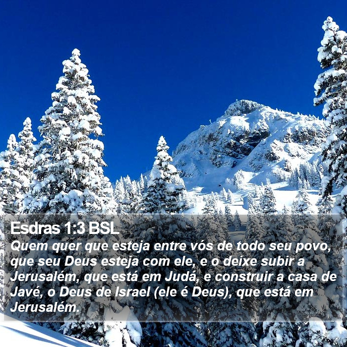 Esdras 1:3 BSL Bible Study