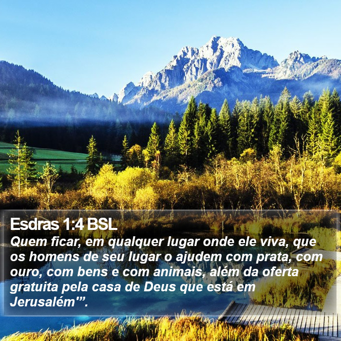 Esdras 1:4 BSL Bible Study