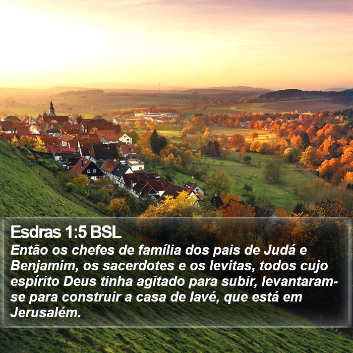 Esdras 1:5 BSL Bible Study