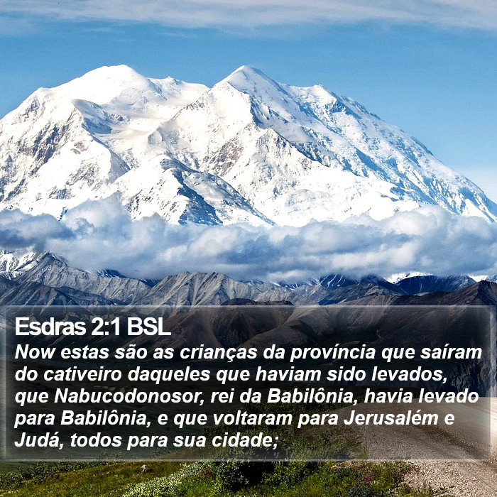 Esdras 2:1 BSL Bible Study