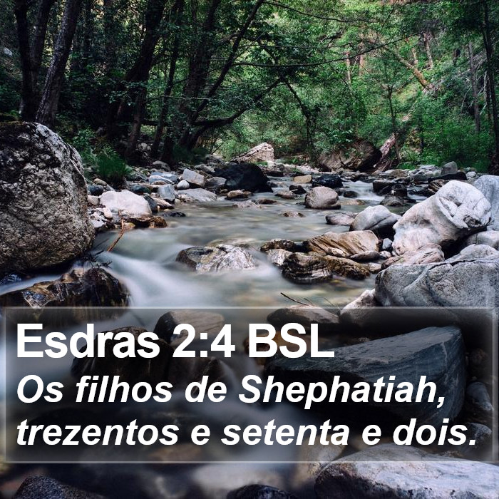 Esdras 2:4 BSL Bible Study