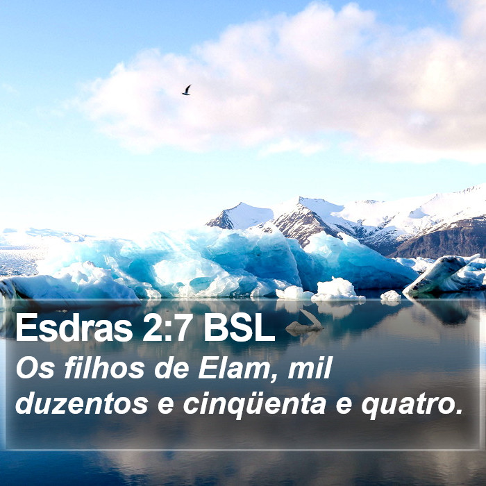 Esdras 2:7 BSL Bible Study