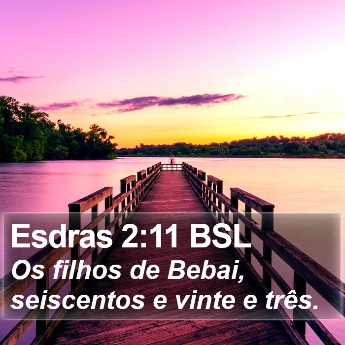 Esdras 2:11 BSL Bible Study