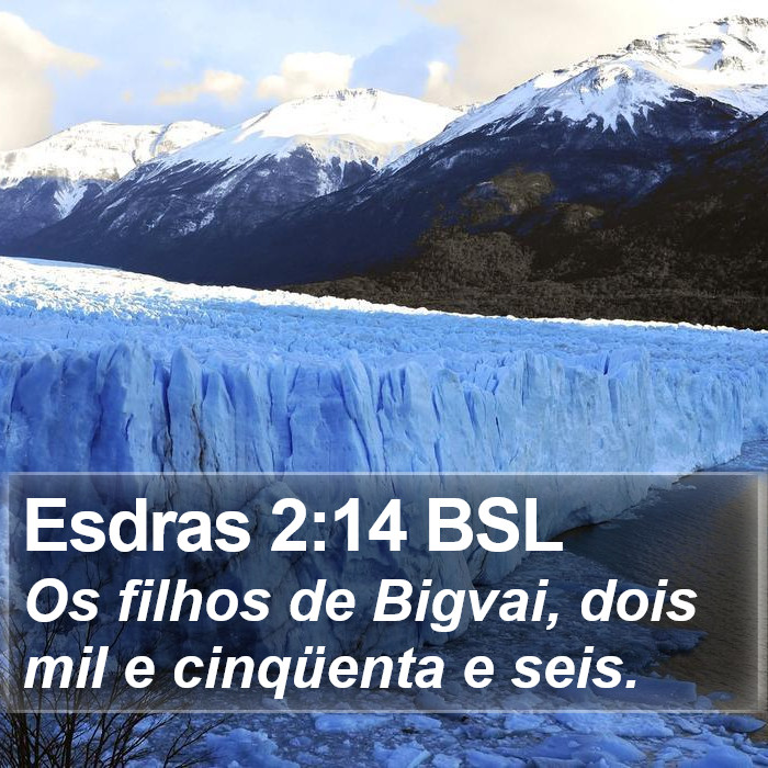 Esdras 2:14 BSL Bible Study