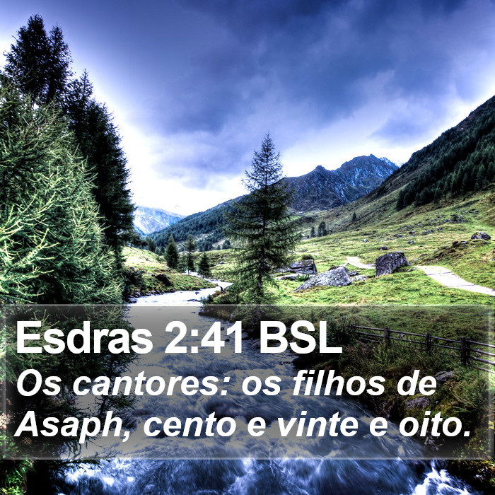 Esdras 2:41 BSL Bible Study