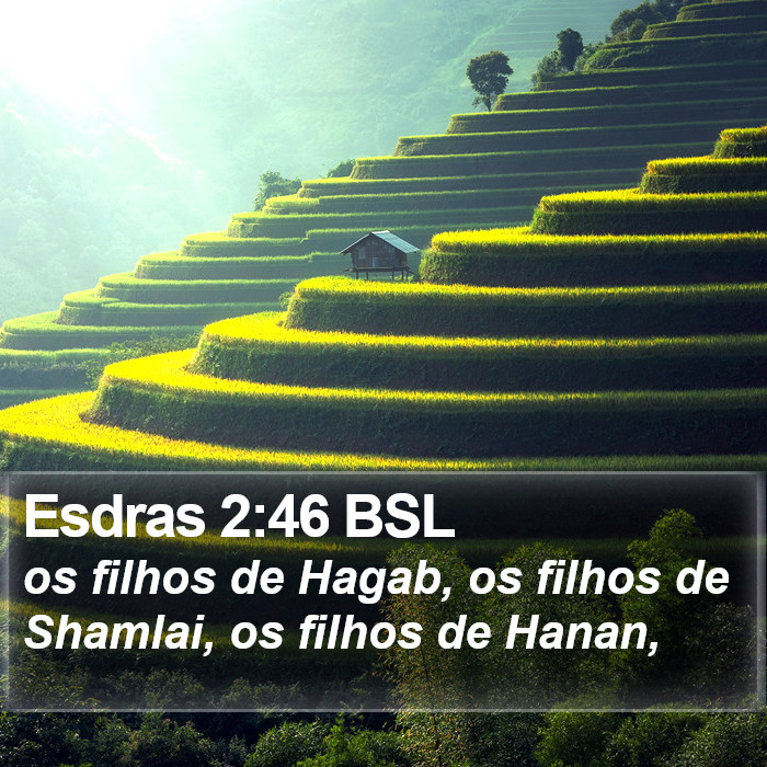 Esdras 2:46 BSL Bible Study