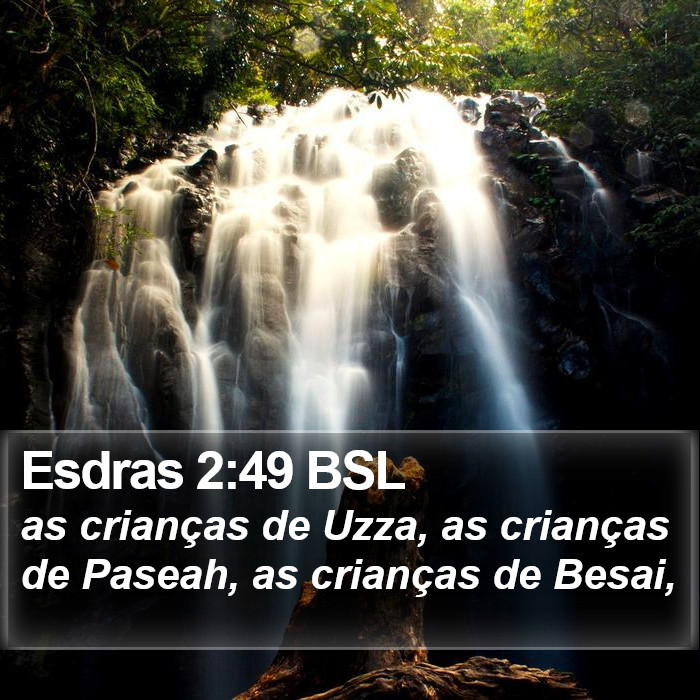 Esdras 2:49 BSL Bible Study